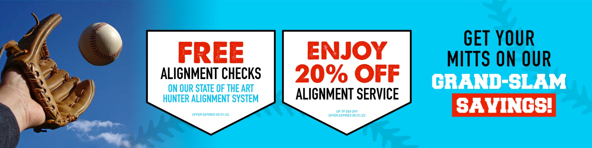 Free Hunter Alignment Check at Car Tender